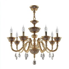 Photo of Chandeliers Isolated on white background