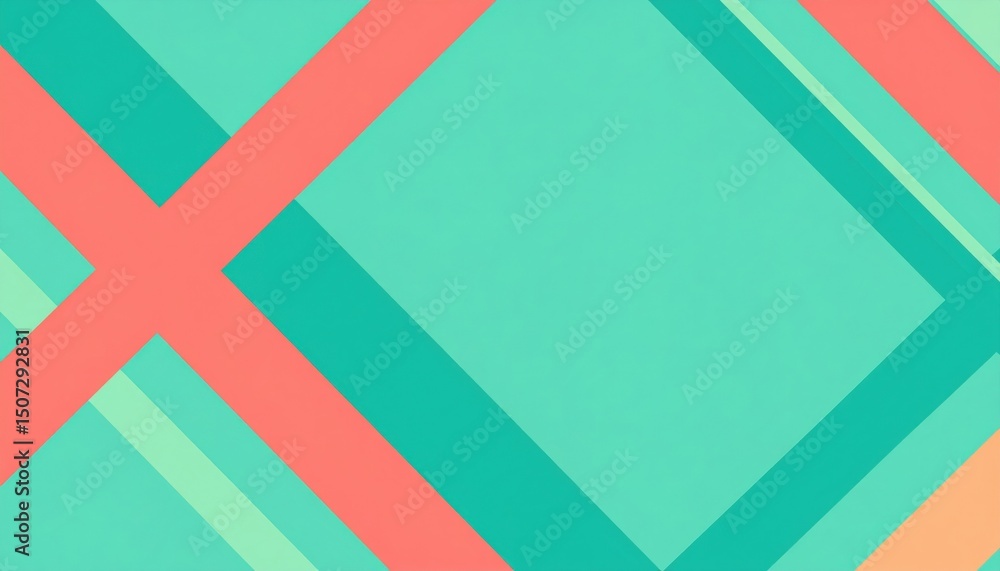 Aufkleber abstract geometric patterns digital artwork colorful design elements modern style aesthetic composit