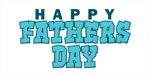 happy Father's Day Typography, Vector Text Effects, perfect for greeting cards, t-shirts, and creative design projects.