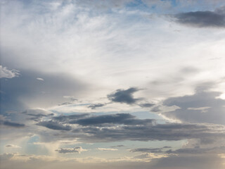 Grey clouds background