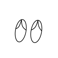 vector illustration of a pair of shoes