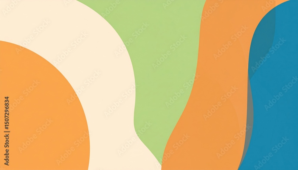 Aufkleber dynamic abstract artwork creative studio digital art modern environment artistic view colorful desig
