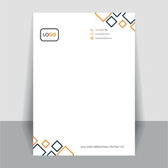 professional corporate company business letterhead template design