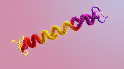 Human sex hormone-binding globulin (SHBP). Crystal structure and molecular model. Rendering based on protein data bank entry 1kdm. Rainbow coloring from N to C. 3d illustration