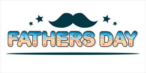 happy Father's Day Typography, Vector Text Effects, perfect for greeting cards, t-shirts, and creative design projects.