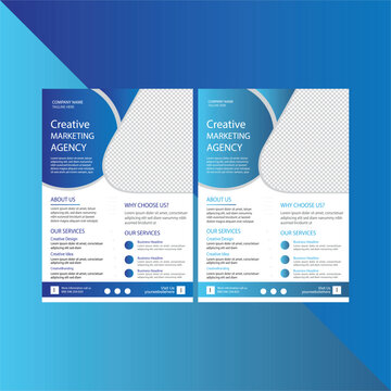 Creative Marketing Agency Flyer Design templet here