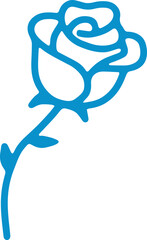 rose vector outline transparent pattern 