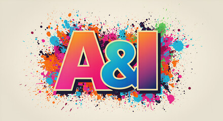 abstract colorful background with stars
