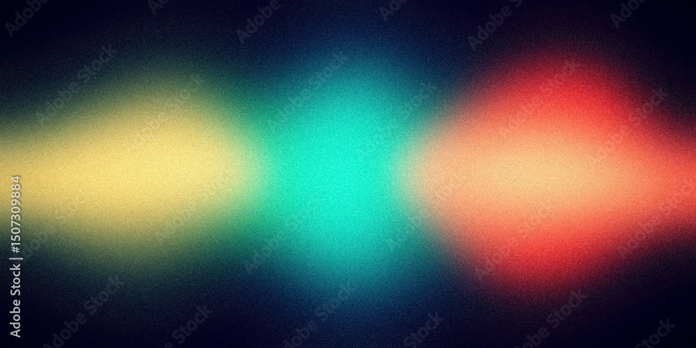 Poster retro neon glow abstract gradient background