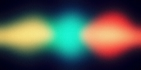 Retro Neon Glow Abstract Gradient Background