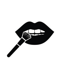 Beauty cosmetics icon set