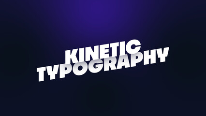 Kinetic Typography