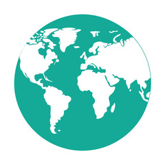 World map vector illustration.