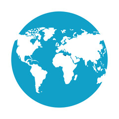 World map vector illustration.