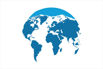 Fototapeta premium World map vector illustration.