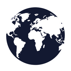 World map vector illustration.