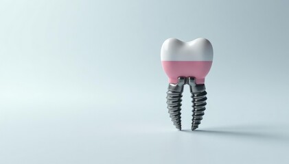 Close-up view of single orthopedic implant on white , surgical, close-up, hip implant