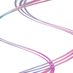 3d render of chrome shape y2k inspired 0040