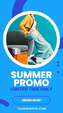 Social Media Promotion Story Post Template