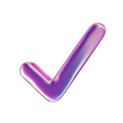 3d render of chrome shape y2k inspired Filled Task