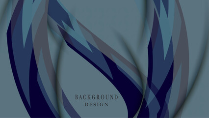 Geometric dark blue pattern in asbtract design