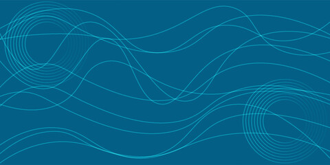 Abstract texture Background template of water, sea, aqua, ocean, river, or mountain. doodle Seamless wavy line curve linear wave free form repeat Pattern stripe Ripple. flat vector illustration design