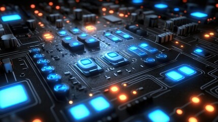 Fototapeta premium Advanced Circuit Board Technology