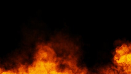 Abstract blurred smoke misty fog on isolated black background. Texture overlays. Paranormal mystic smoke, clouds for movie scenes