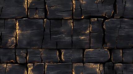 Surface of dark timber with organic cracking, perfect for rustic themes, vintage layouts, and textured architectural visuals.
