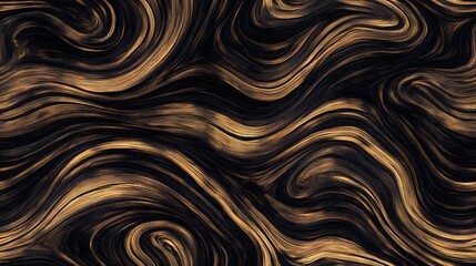 Obraz premium Fissured wood surface in deep black tones, great for concept art, moody visual effects, and tactile texture libraries.