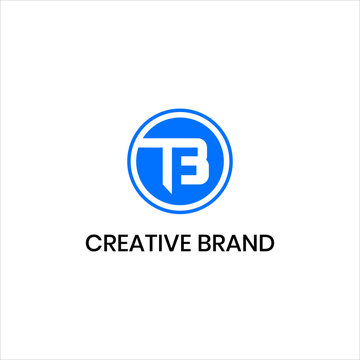 Modern TB Initial Logo Design with Abstract Geometric Monogram Concept for Business Management Consulting Corporate Identity or Finance Technology Branding Vector