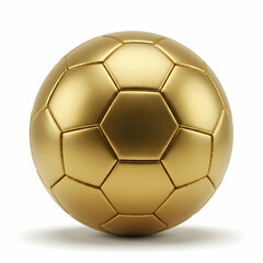 Golden Soccer Ball Luxury Sports Photography