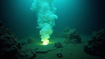 Natural Images Underwater Volcanoes