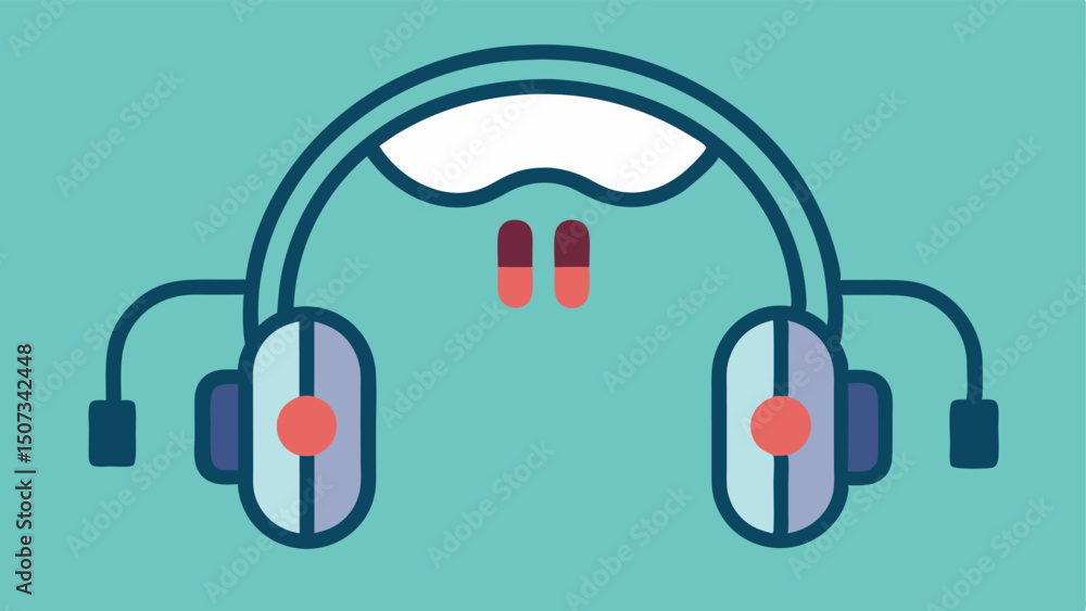 Aufkleber multifunction headset a pair of headphones with embedded hormone sensors that provide audio feedback