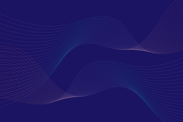 abstract, dark blue background, elegant wavy lines, smooth flowing shapes, minimalist design, 4k, detailed, high resolution
