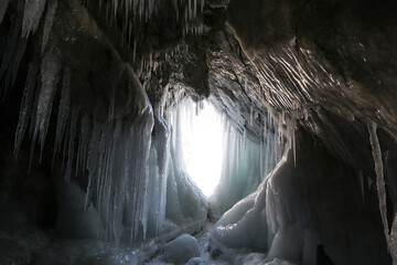 Ice cave on Lake Baikal