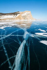 Lake Baikal in winter