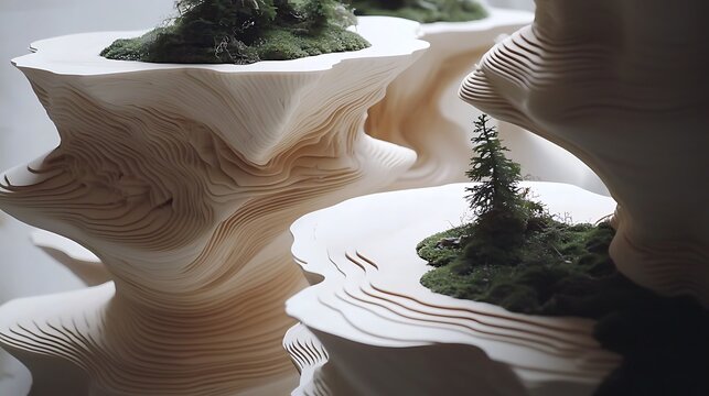 A top-down flat lay view of high-resolution pine wood, highlighting the intricate grain patterns and natural textures.