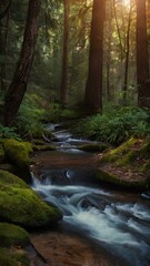 Obraz premium AI Generated Image Of Realistic Nature Scenery