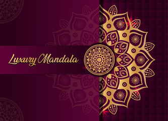 Luxury Gold Mandala Vector, Elegant Ornamental Design For Premium Branding. 