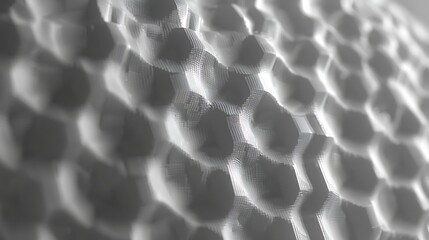 Monochrome 3D cubes arranged to form a soft, minimalistic texture, evoking a sense of quiet elegance and geometric balance