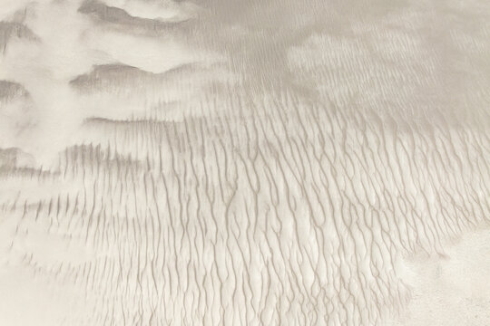 La Puna sand surface with intricate wind patterns