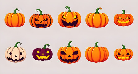 halloween pumpkin vector