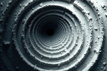 Subtle grayscale gradient in concentric circles, texture, graphic