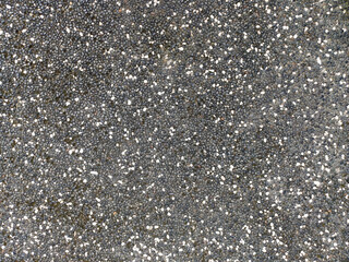 Light grey gravel floor texture, top view, for background, copy space