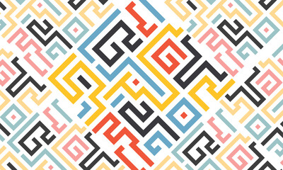 Colorful striped seamless vector patterns background. abstract seamless pattern, geometric background, simple style great for textiles, banners, wallpapers, wrapping. vector design.