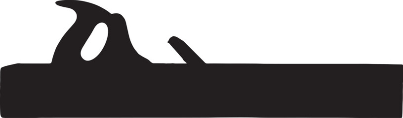 vector; silhouette plane tool black and white