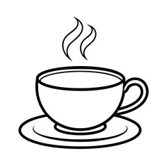 Teacup with Matching Saucer