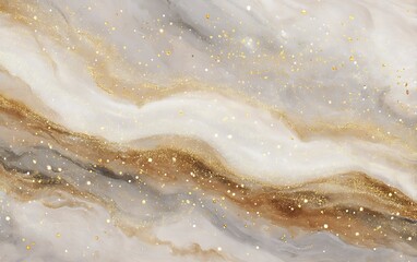 Obraz premium White and gold marble texture background. 