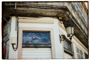 Vintage bakery storefront with rustic charm
